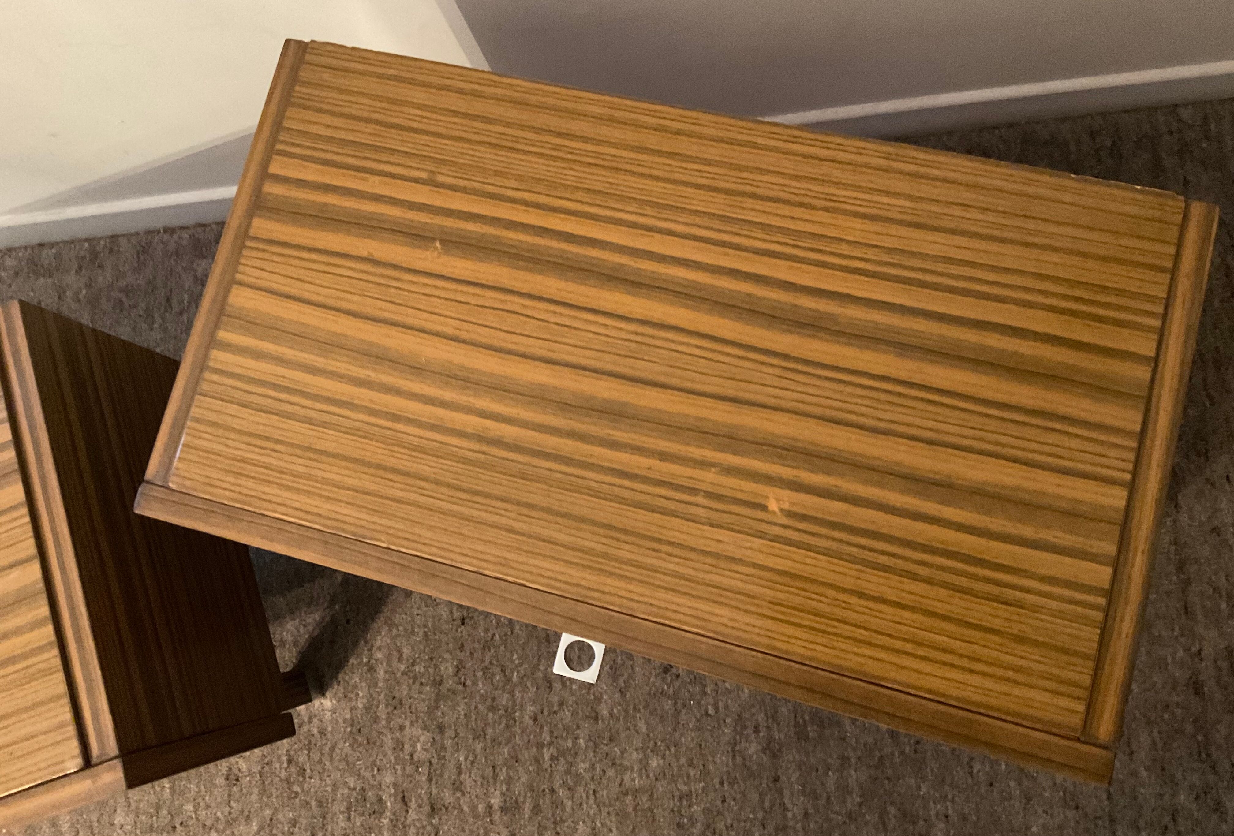 Pair of vintage bedside tables from the 60s-70s