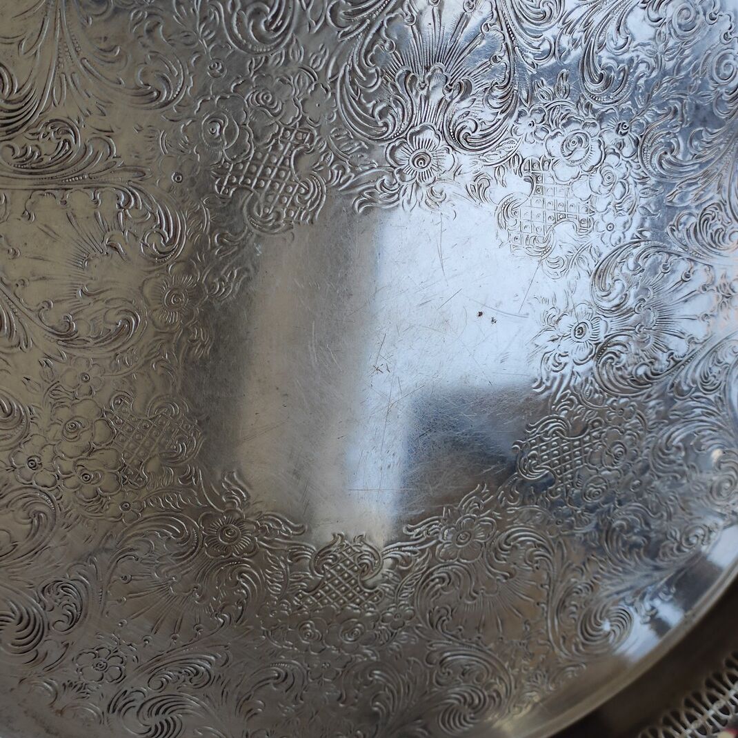 Silver tray