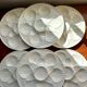 Set of 6 Longchamp France oyster plates – white earthenware