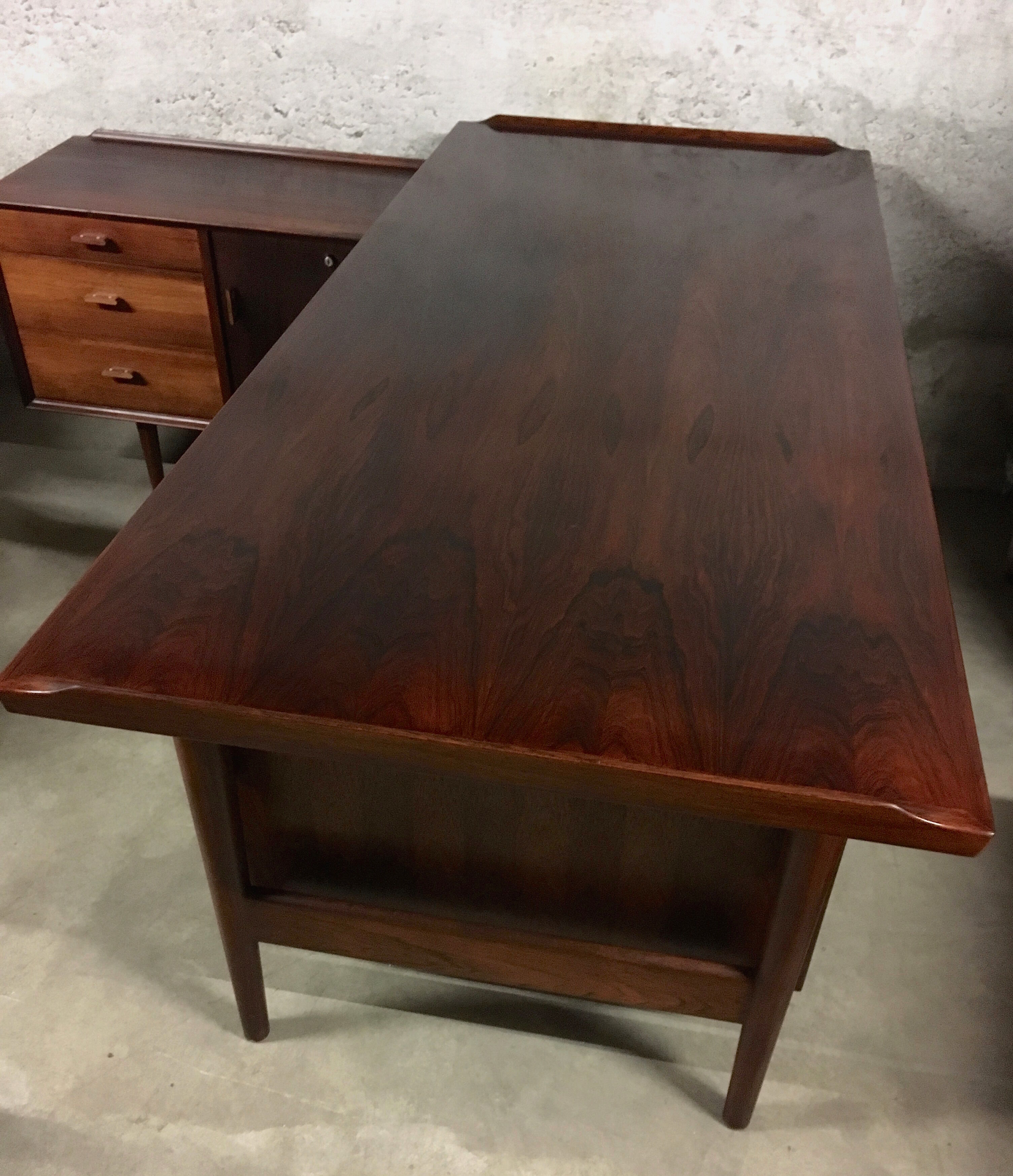 Bureau danois en palissandre par Arne Vodder pour Sibast Møbler