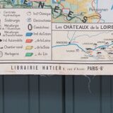 Old school map France/Paris No.48 Hatier edition