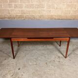 Rosewood dining table XL Mid Century Vintage Dutch Design