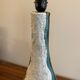 Asymmetrical ceramic lamp Vallauris France 1950, signed, unique