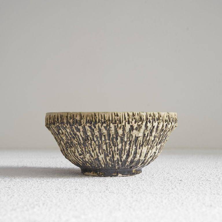 Ceramic bowl 'Birch Bark' mid-20th century