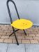 chaise pliante jaune