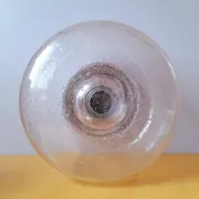 Space age wall or ceiling light in bubble glass from the 1970s.