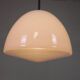 Old school lamp with large glass ball in opal glass, 1930s