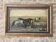 Oil on Panel, Barbizon School - Horses in the Meadow, Signed Lucien V