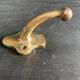Antique gold-plated brass wall hook