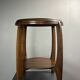 Dutch art deco Amsterdam school oak side table, 1930s