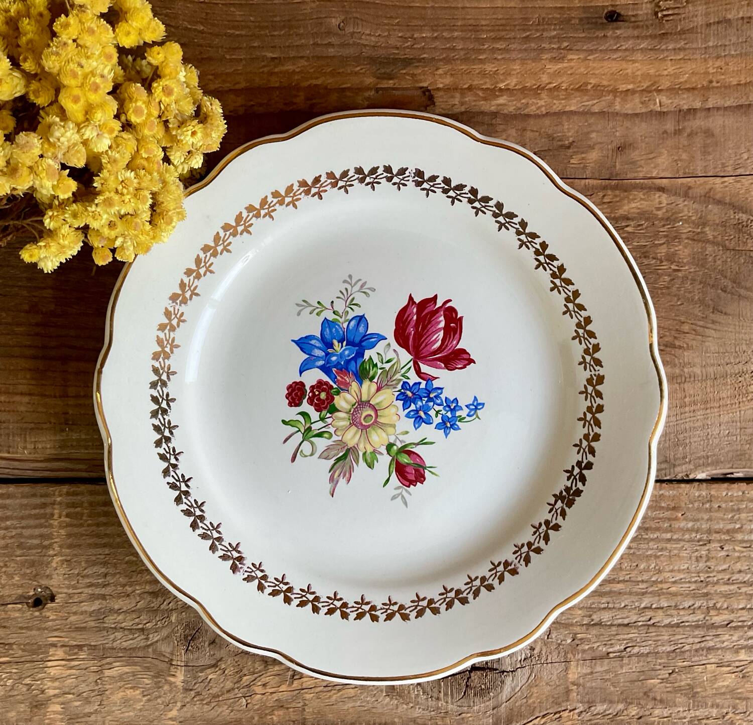 6 Sarreguemines plates