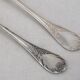 Christofle Marly, 12 dessert cutlery sets, 24 pieces silver-plated metal, 17 cm