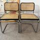Pair of Marcel Breuer Cesca B32 chairs