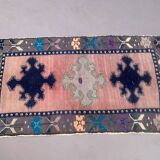 Old turkish Oushak rug 148x85 cm vintage