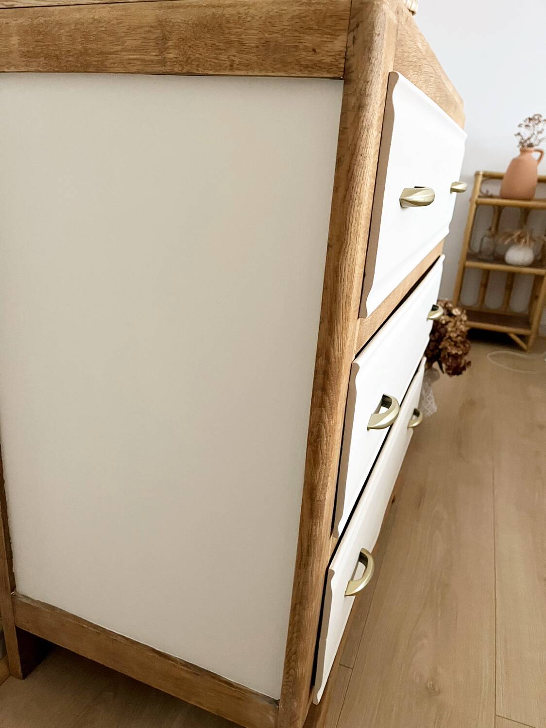 Commode en bois, années 60