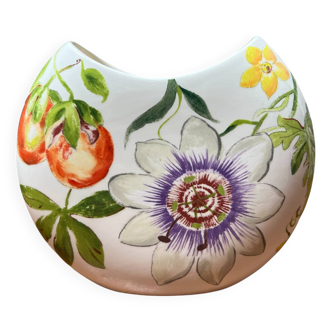 Gien earthenware vase
