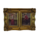 Diptyque couple of old English golfers