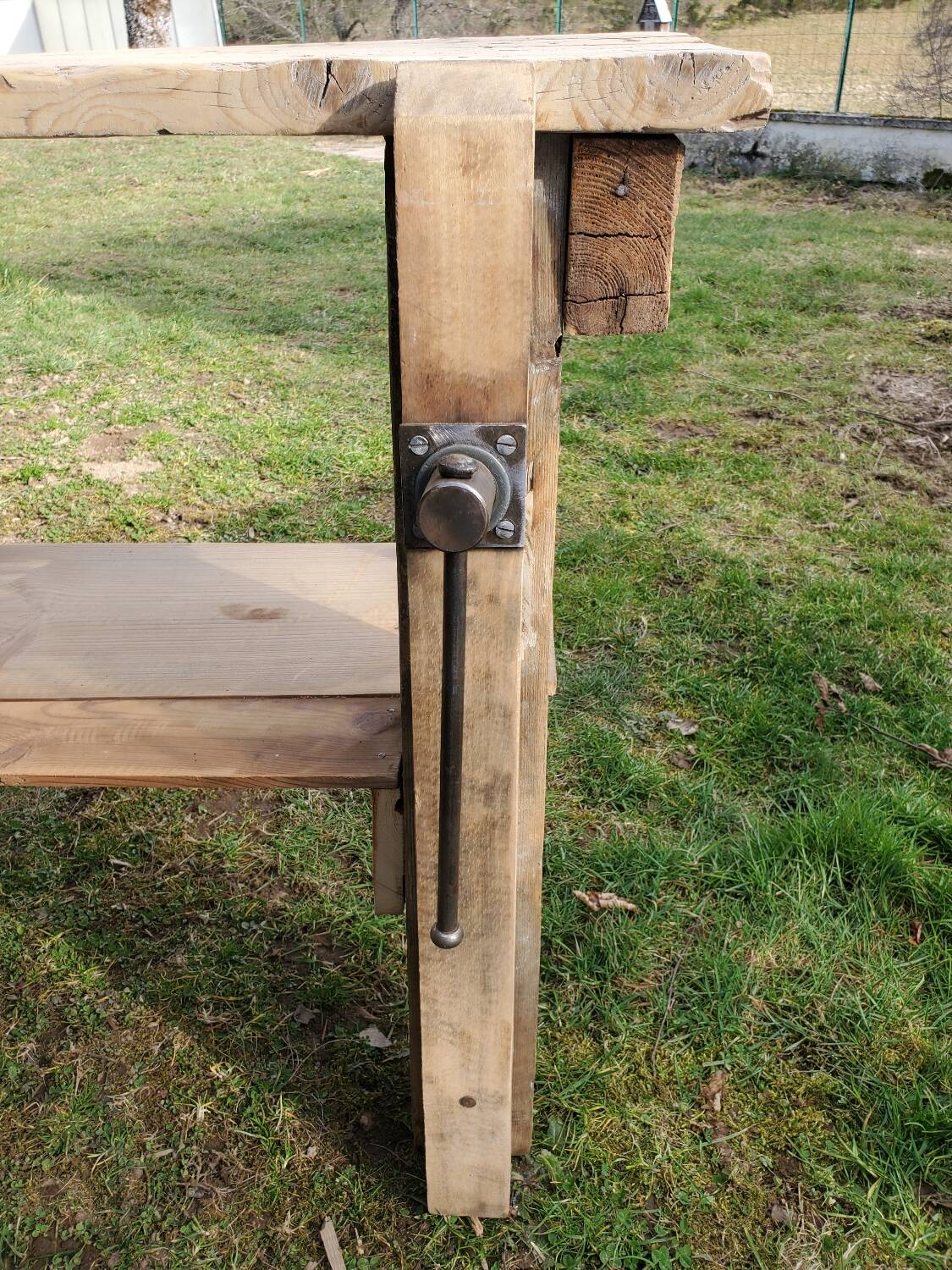 Wooden workbench