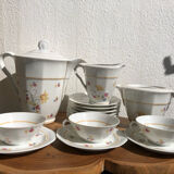 Service a thé G Boyer en porcelaine