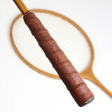 Vintage Wooden DDR Badminton Rackets, set of 2