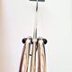 Chrome floor lamp against weight 70s