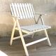 Pair of vintage wooden garden armchairs by r.gleizes