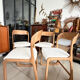Set of 4 Baumann sleigh chairs