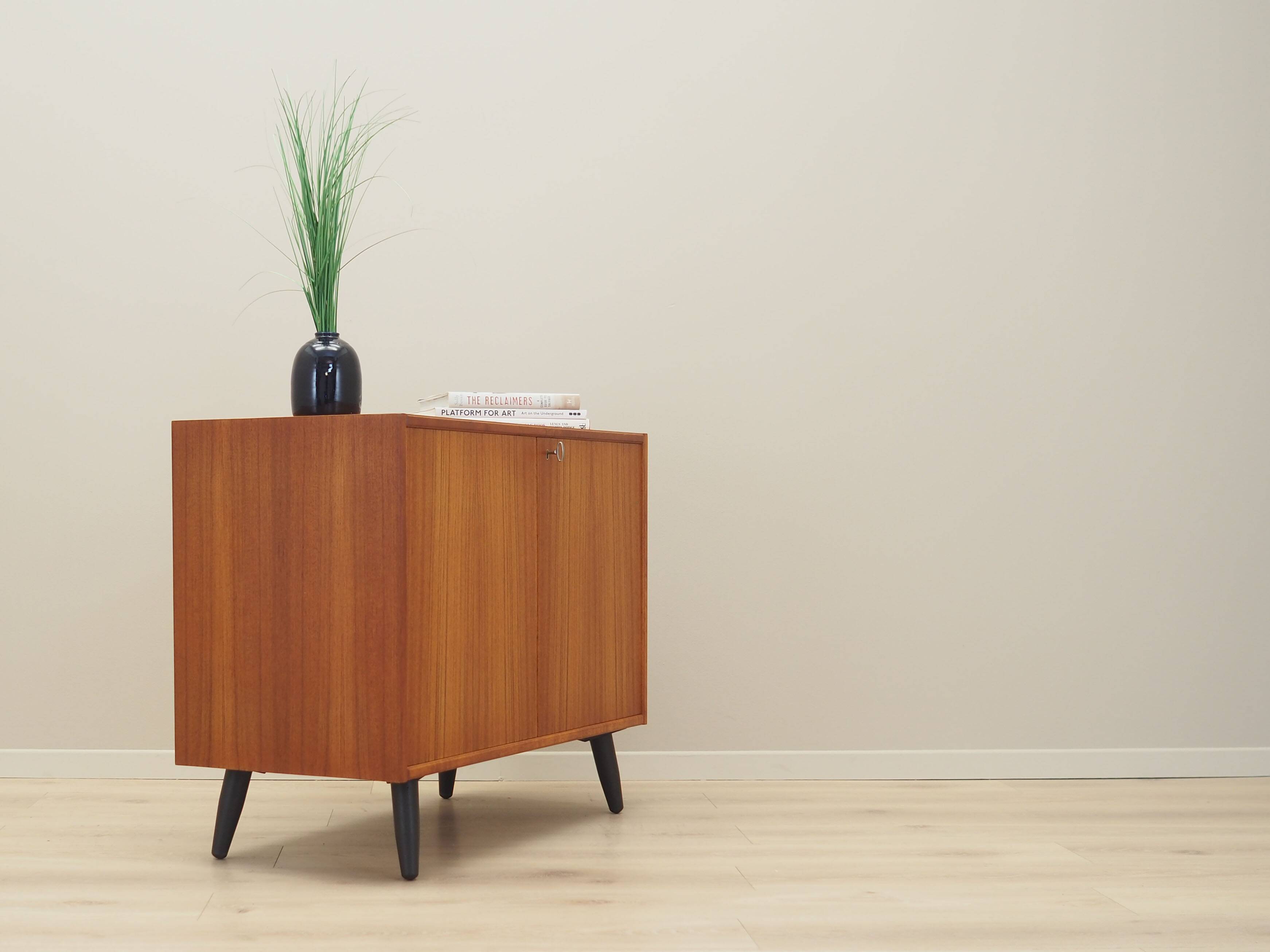 Teak cabinet, Danish design, 1970s, production: Denmark