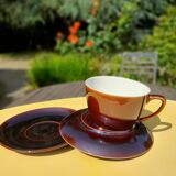 Breakfast cup and 2 subcups, Villeroy & Boch, Luxembourg model