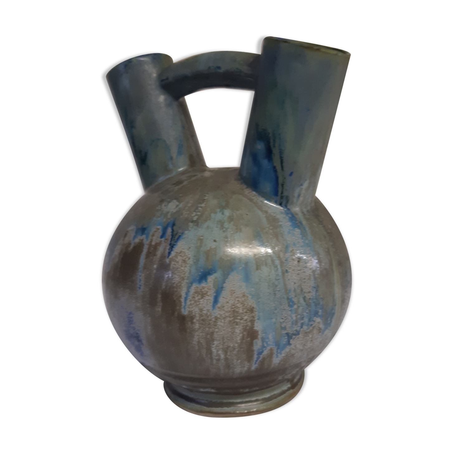 Ceramic double neck vase