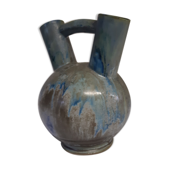 Ceramic double neck vase
