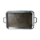 Large silver metal top