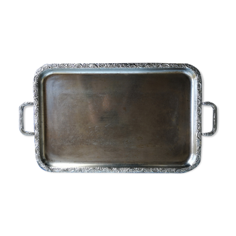 Large silver metal top