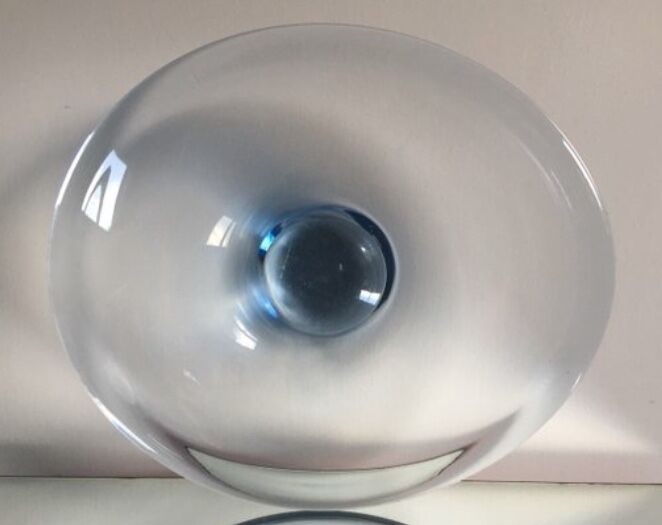 Sculptural Holmegaard bowl Danish 1950