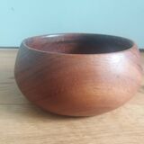 Turned wood bowl
