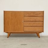 U-458 oak sideboard by Jiri Jiroutek for Interier Praha 1960