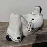 White Pierrot ashtray / soap dish / pocket tray