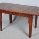 Art Deco Extendable Dining Table in Beech, Spruce and Walnut, Czech, 1930s