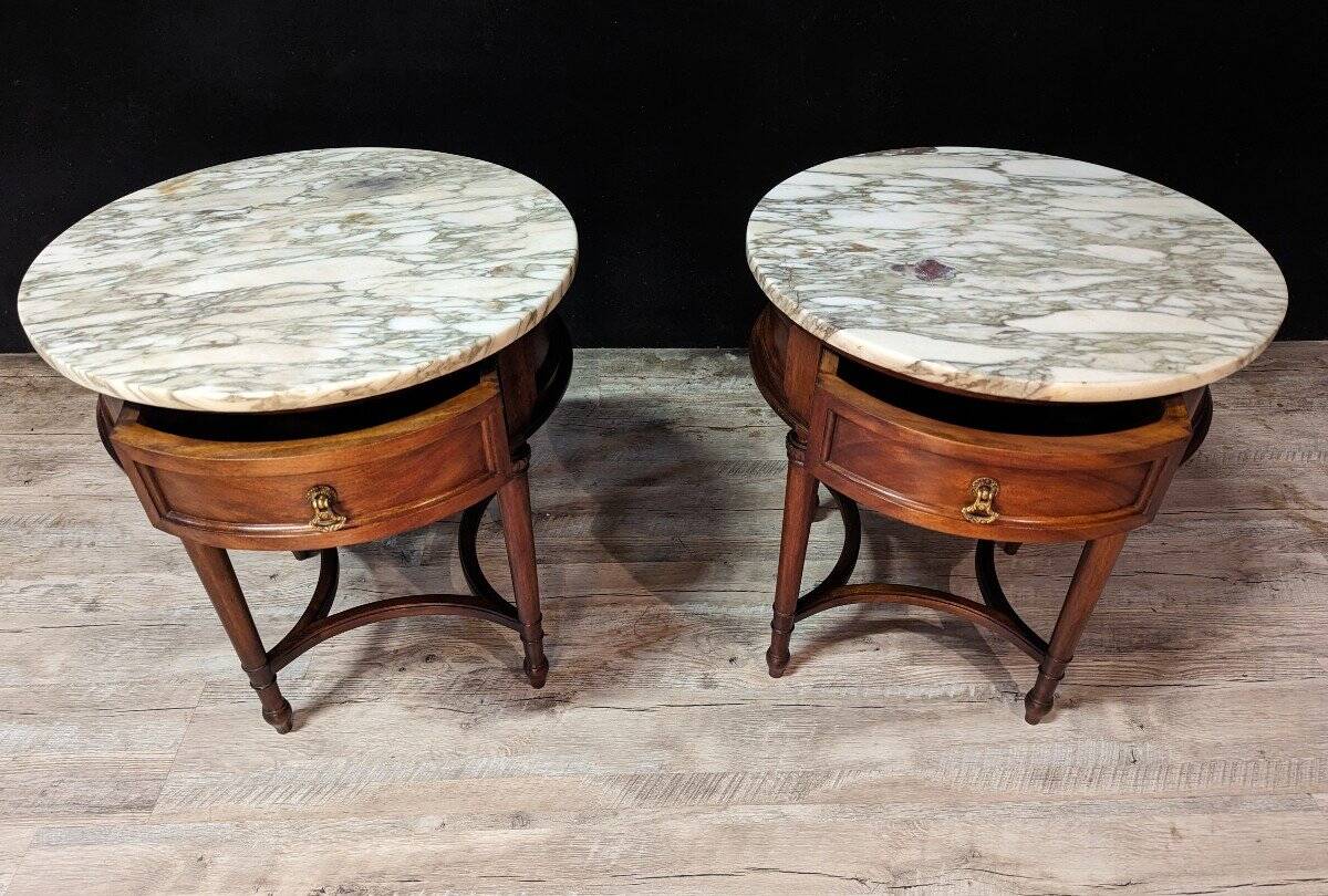 Pair Of Louis XVI Style Sofa Ends Or Bedside Tables