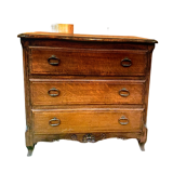 Neo rustic chest of drawers in oak XX century