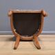 Gondola Chair in Cherry and Speckled Maple, Charles X Style – Mid-20th Century
