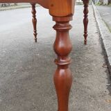 Grande Table ancienne ovale 19 ème en merisier