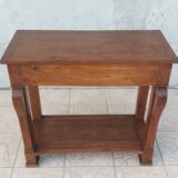 Restoration console in walnut
