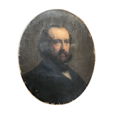19th century portrait oil on canvas