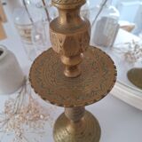 Vintage brass candle holder