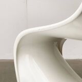 Panton side chairs from the mid-century by Verner Panton for Herman Miller, 1960s.