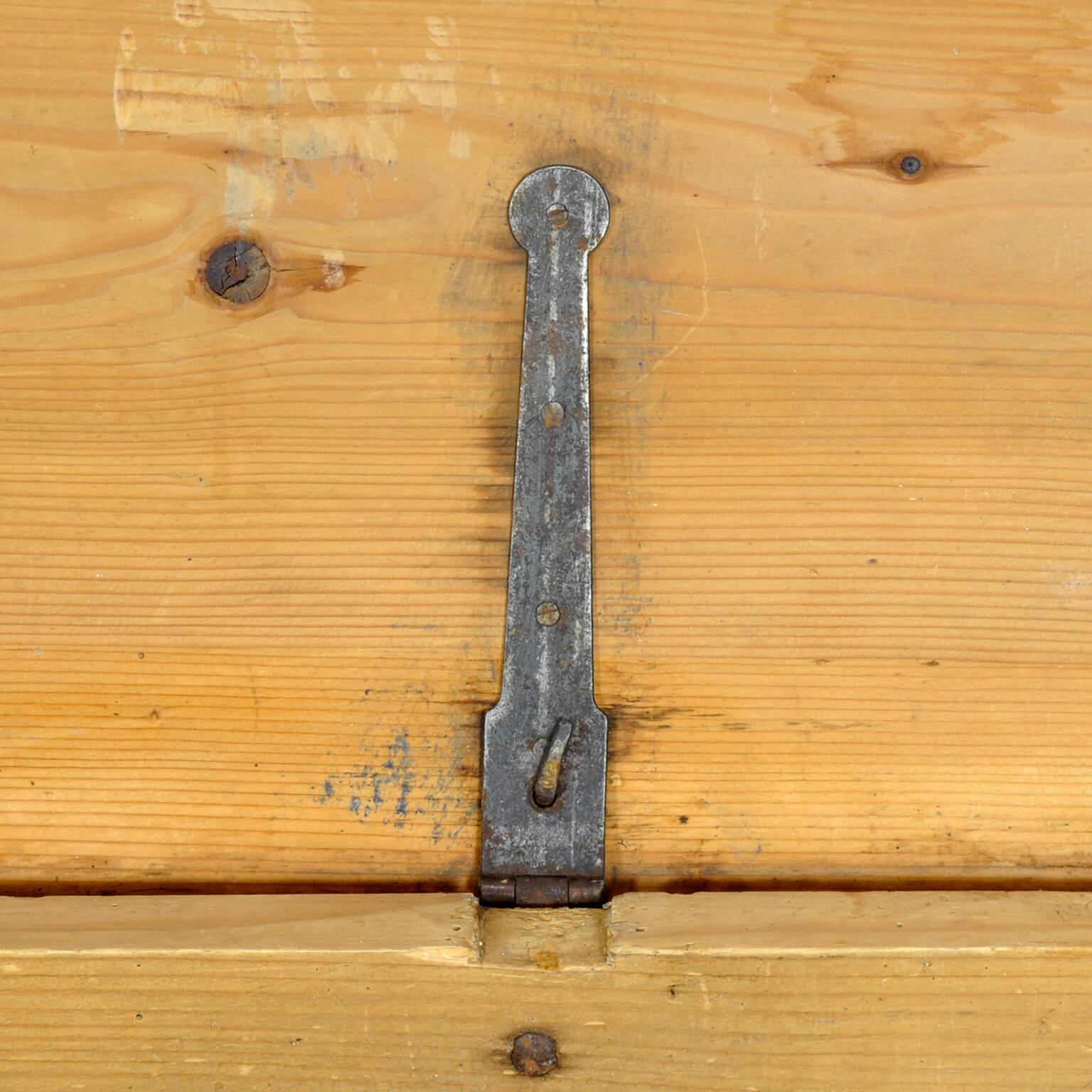 Folk art wedding ches, dated 1901