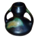 petit vase en grès marque airain
