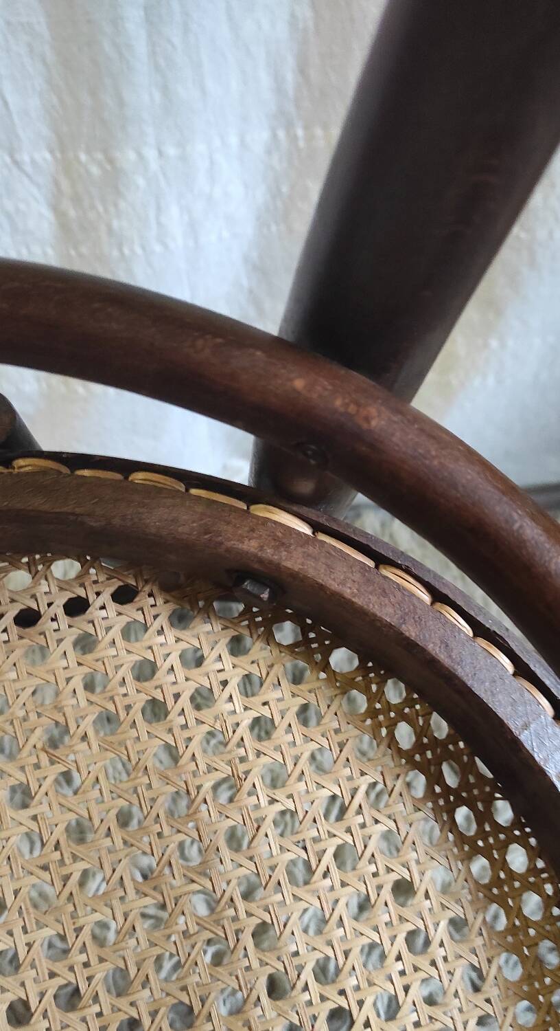 Bentwood and cane chair - mid 20th century