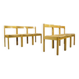 AZS / Chaises de salle à manger vintage en chêne (6) / Gerard Geytenbeek / Pays-Bas, années 1960